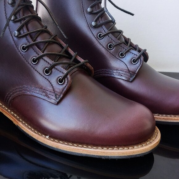 Red Wing Heritage Men\'s Beckman 6-Inch Boot in Amazing Black Cherry-Made in USA main image 12